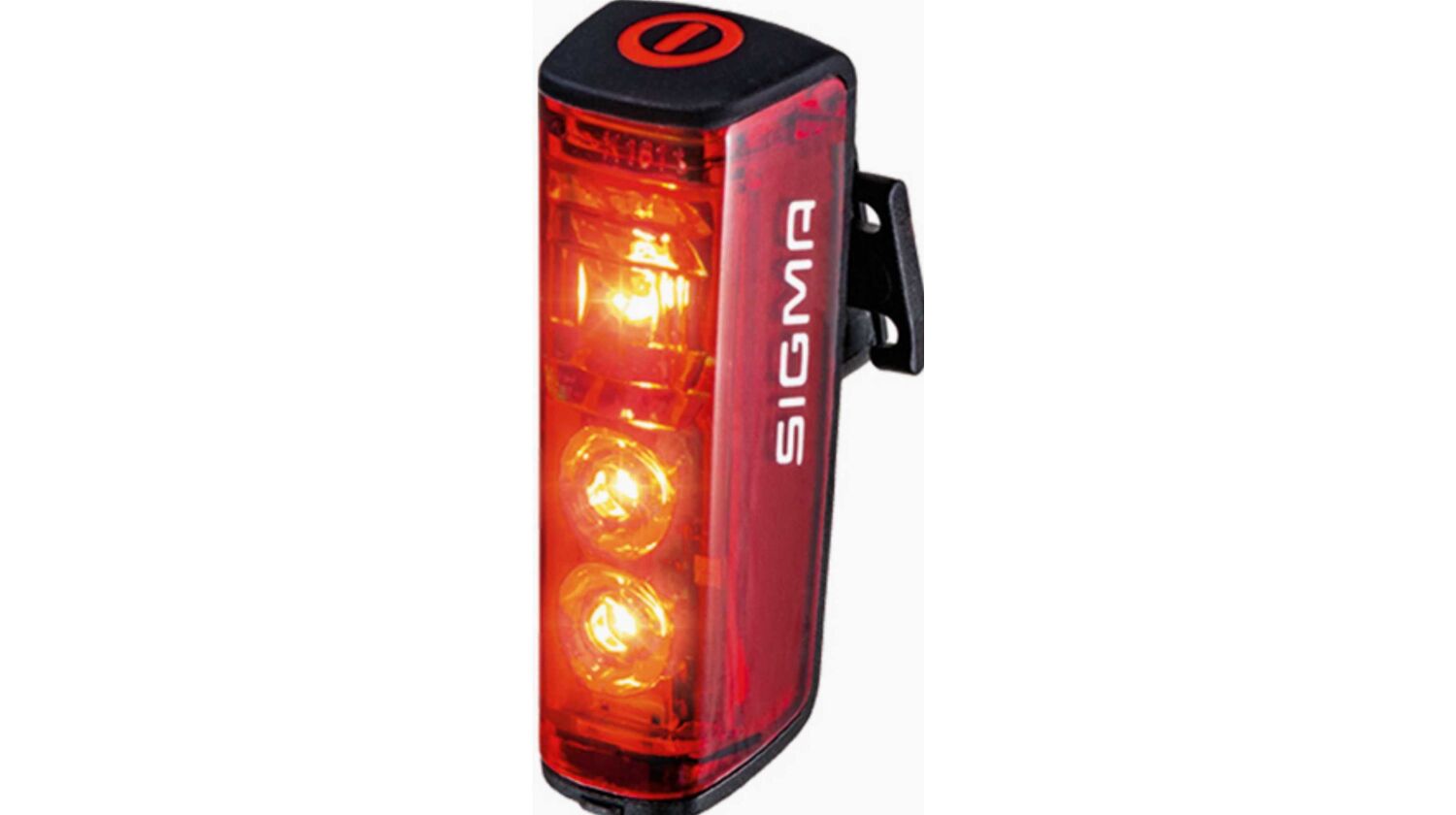 Sigma Blaze Akku-Rücklicht mit K~, Bremslicht, Einschaltautomatik, schwarz