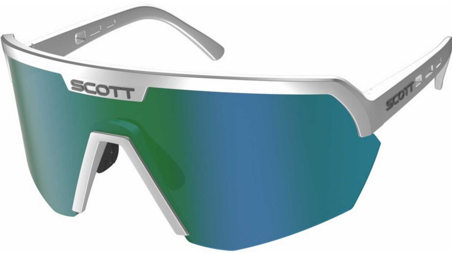 Scott Sport Shield Supersonic Edt. Sonnenbrille silver/green chrome