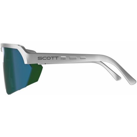 Scott Sport Shield Supersonic Edt. Sonnenbrille silver/green chrome