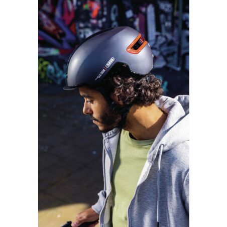 Abus Hud-Y Helm race grey