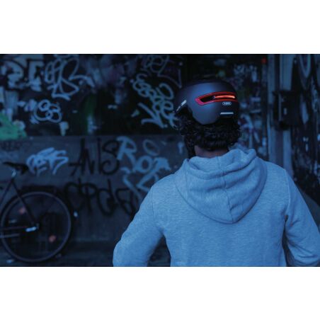Abus Hud-Y Helm race grey