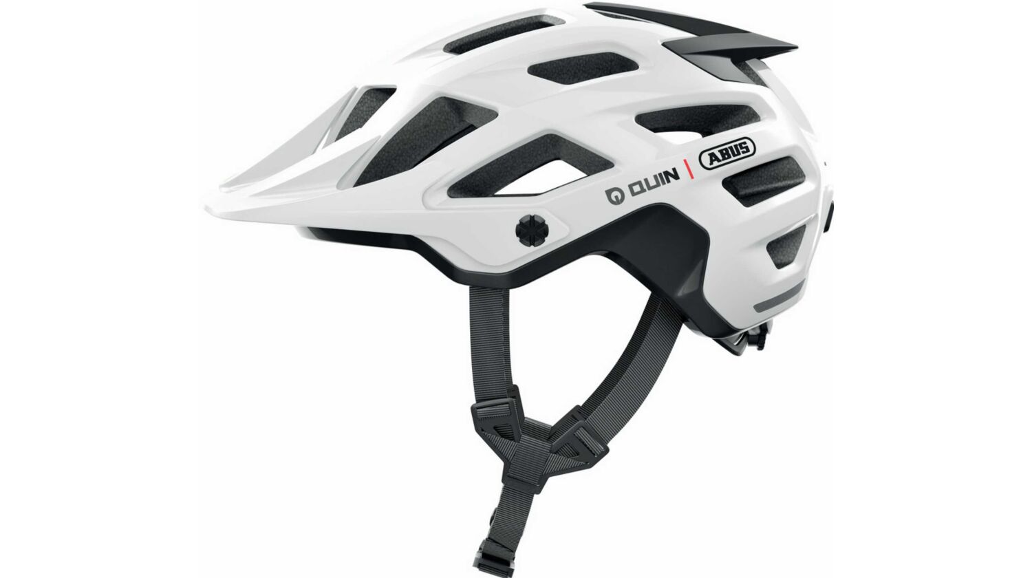 Abus Moventor 2.0 Quin MTB-Helm shiny white