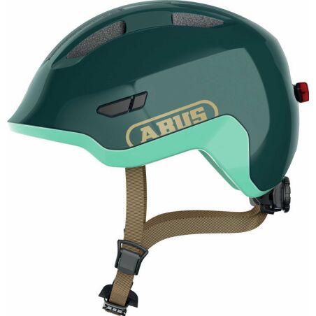 Abus Smiley 3.0 ACE LED Kinder-Helm royal green