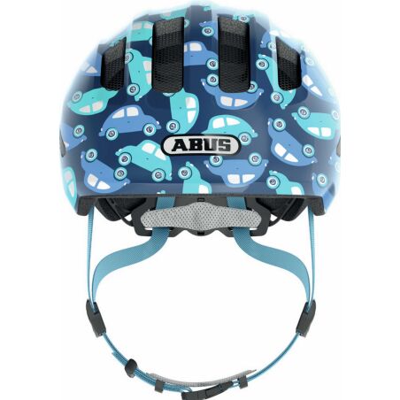 Abus Smiley 3.0 LED Kinder-Helm blue car