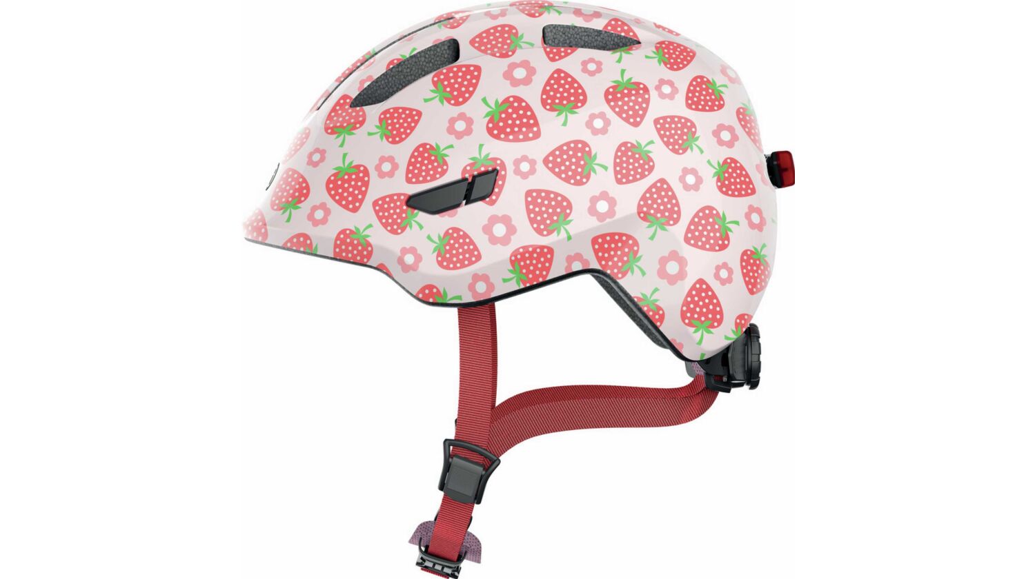 Abus Smiley 3.0 LED Kinder-Helm rose strawberry