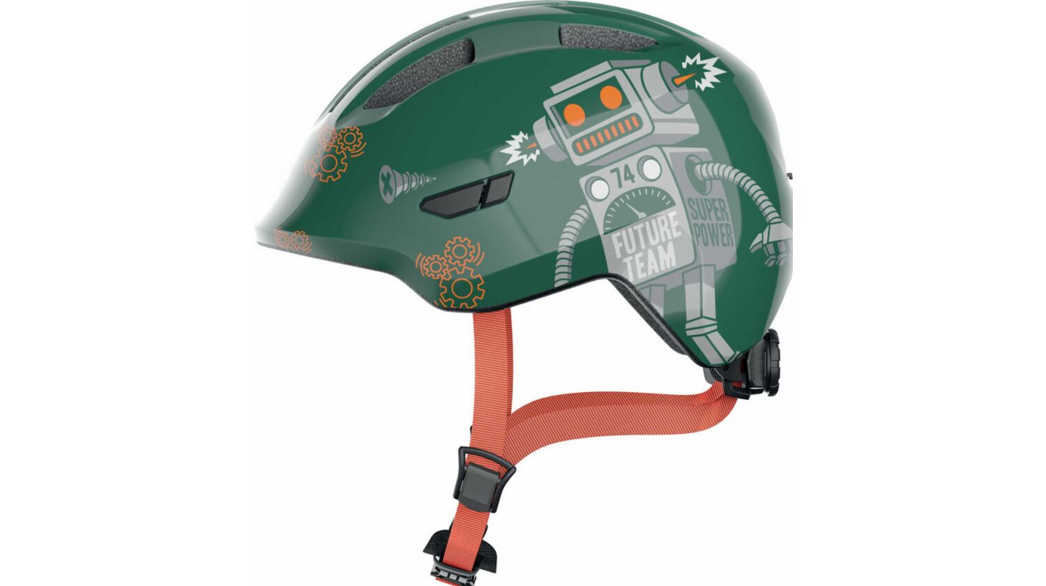 Abus Smiley 3.0 Kinder-Helm green robo