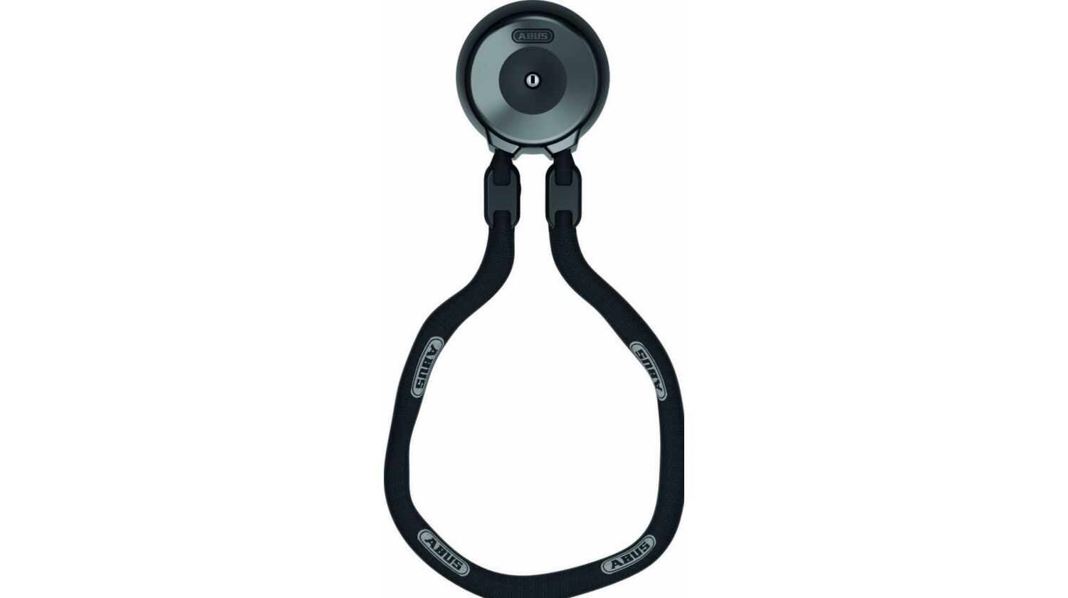 Abus Xplus WCH + ACH 9KS Wandanker mit integrierter Kette schwarz