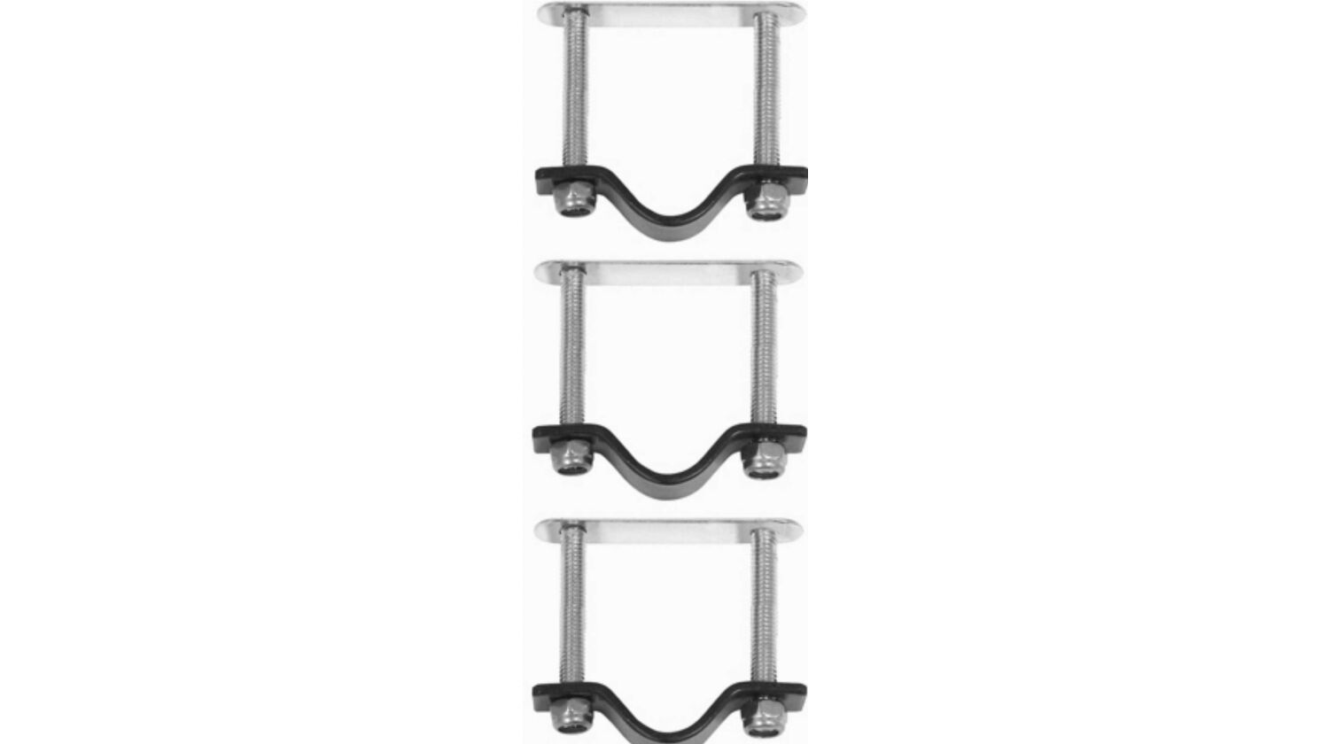 Basil Befestigungssatz zur Festmontage für Crates und Rattankörbe, Edelstahl