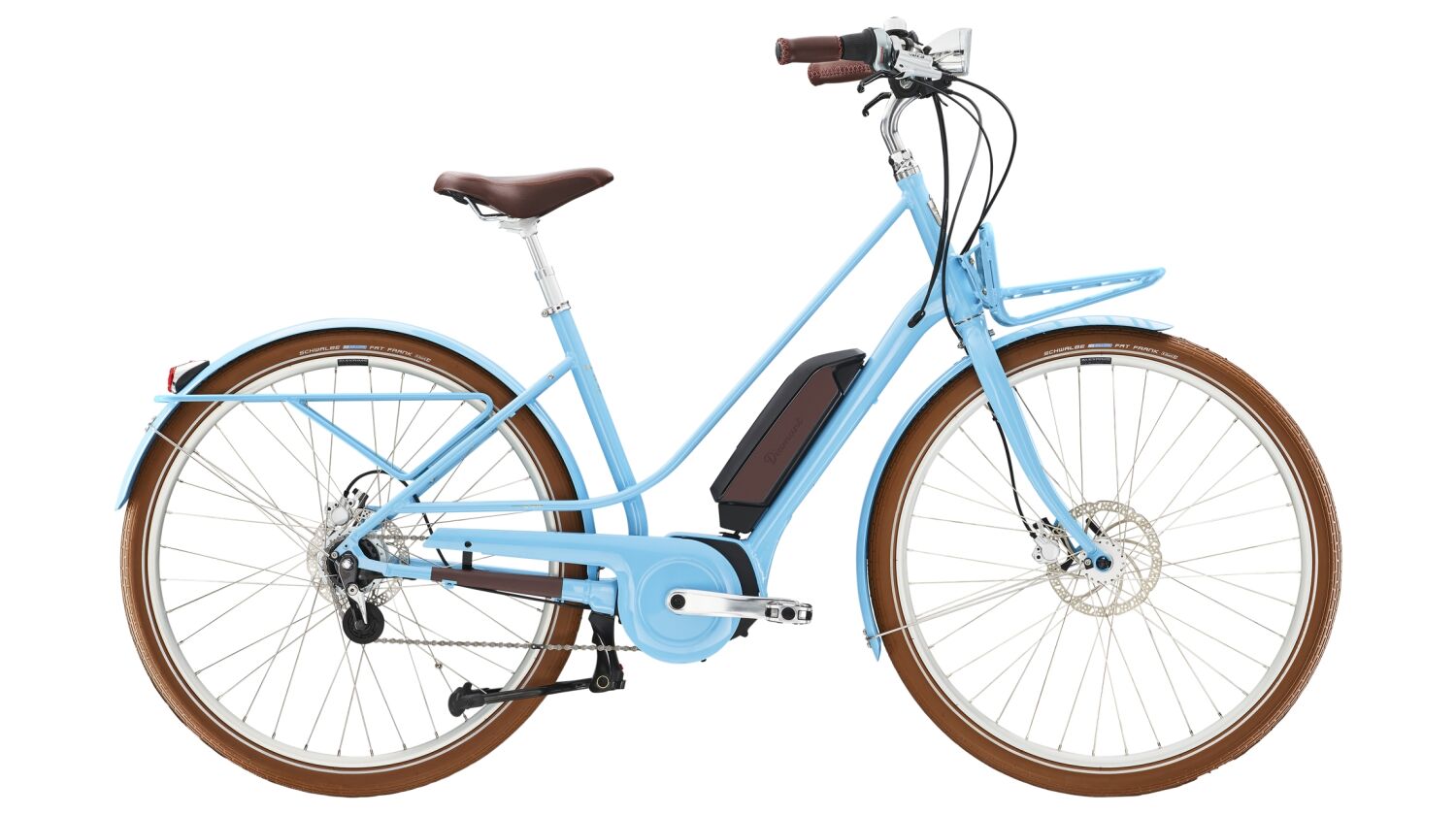 Diamant Juna Deluxe+ 500 Wh Retro E-Bike Wave 28" trabiblau