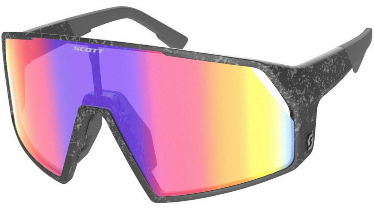 Scott Pro Shield Sonnenbrille marble black/teal chrome