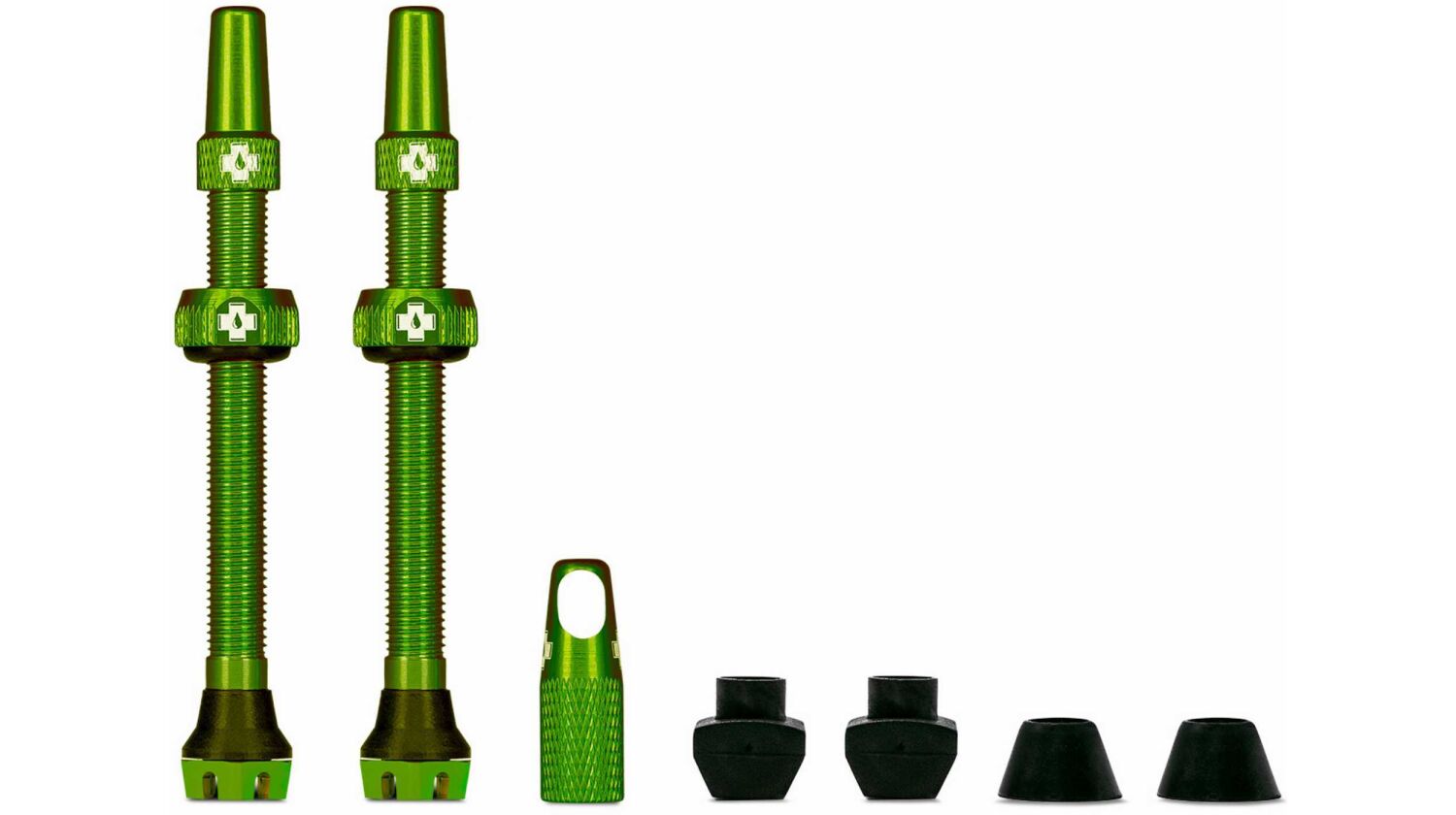 Muc-Off Tubeless Valve Kit V2 Universal for MTB & Road green