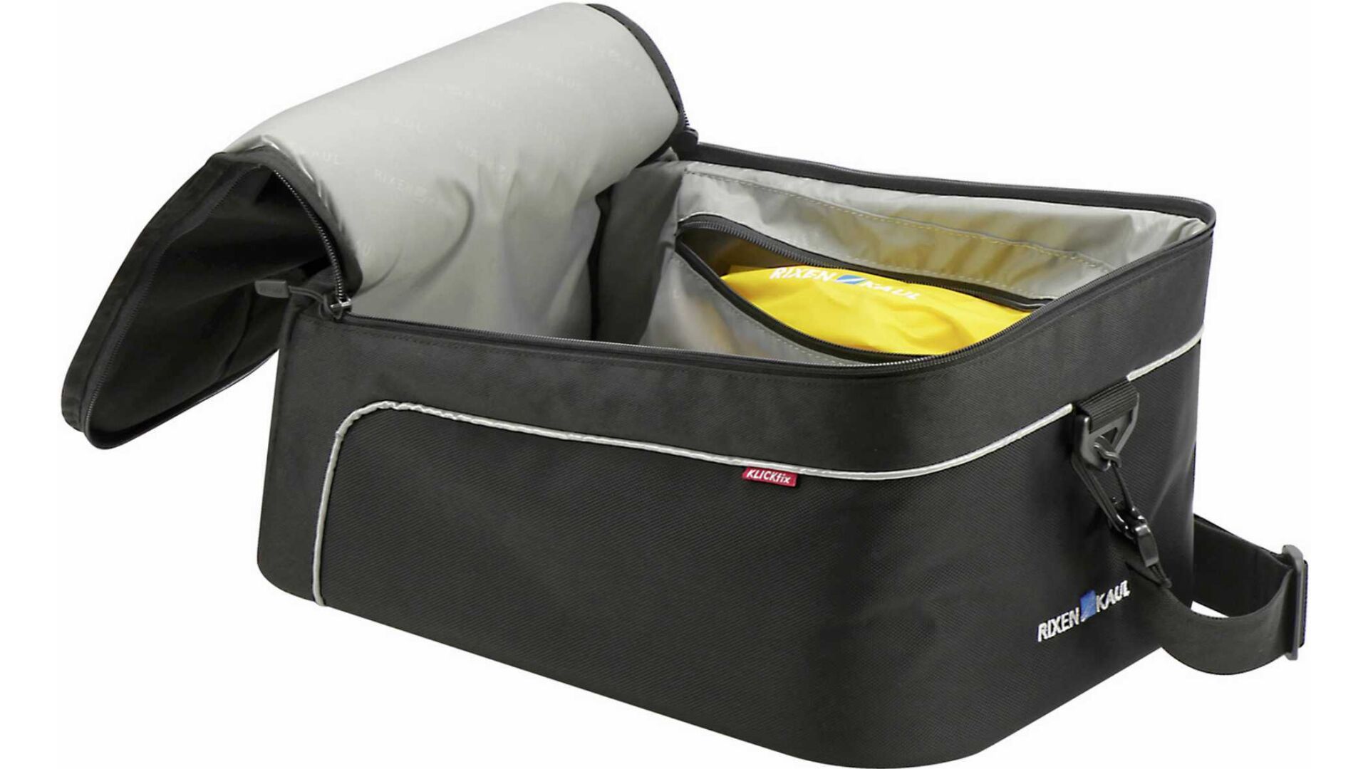 KLICKfix Rackpack XL Gepäckträgertasche für Racktime schwarz