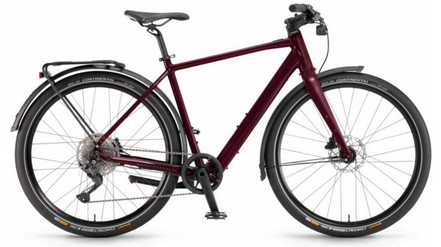 Winora E-Flitzer 250 Wh E-Bike Diamant 27,5" darkcherry matt