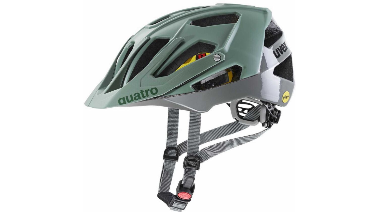 Uvex Quatro CC Mips MTB-Helm moss rhino