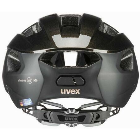 Uvex Rise CC Rennrad-Helm black - goldflakes matt