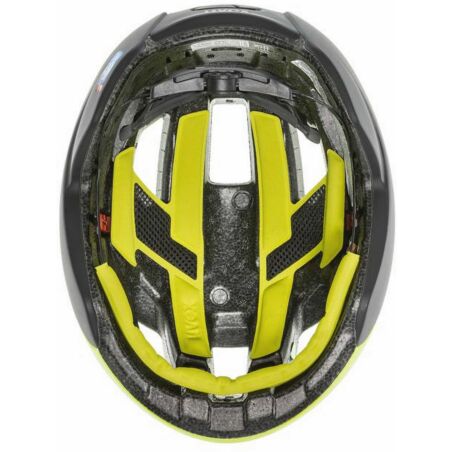 Uvex Rise CC Rennrad-Helm neon yellow-black