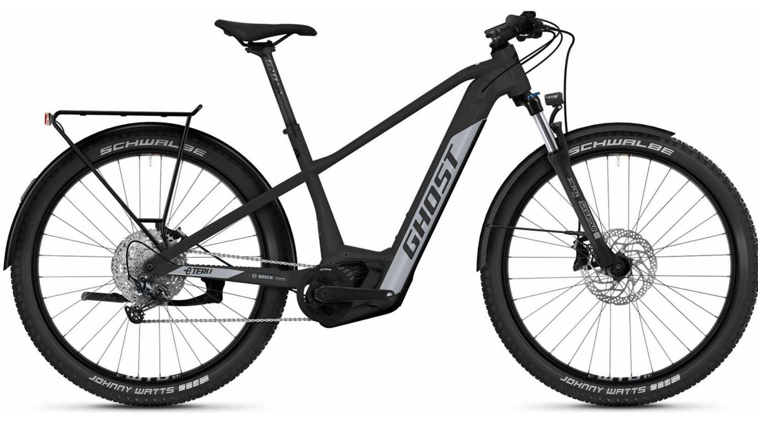 Ghost E-Teru B Advanced EQ 750 Wh E-Bike Hardtail Diamant 27,5" titanium gray/light blue gray pearl matt