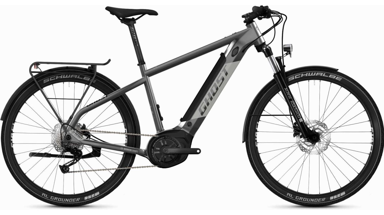 Ghost E-Teru B Essential EQ 500 Wh E-Bike Hardtail Diamant 27,5" dark grey/light grey glossy