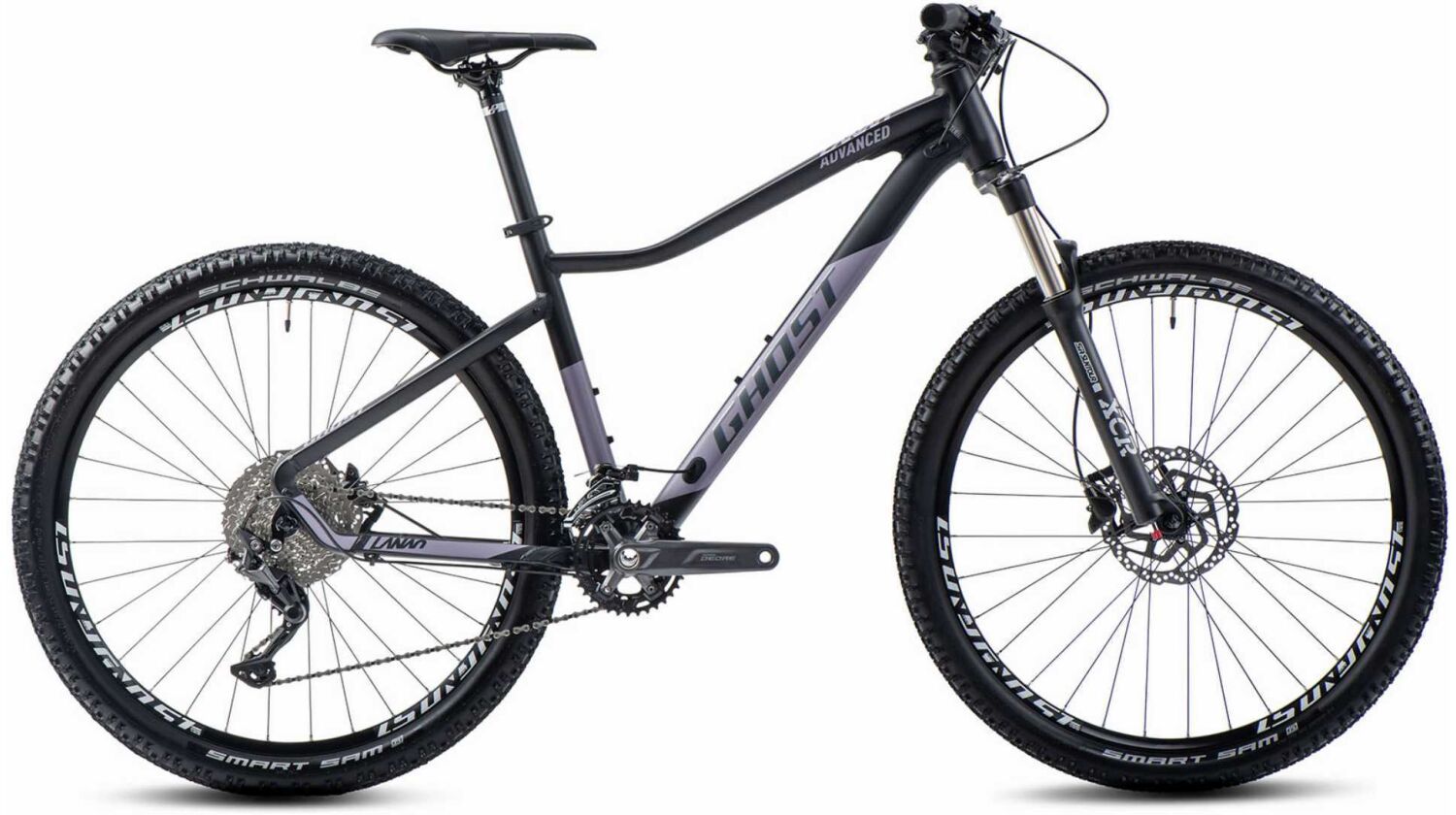 Ghost Lanao Advanced AL MTB-Hardtail Diamant 27,5" black/pearl purple matt