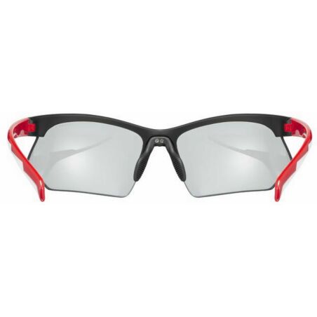 Uvex Sportstyle 802 V Sportbrille black red white/smoke