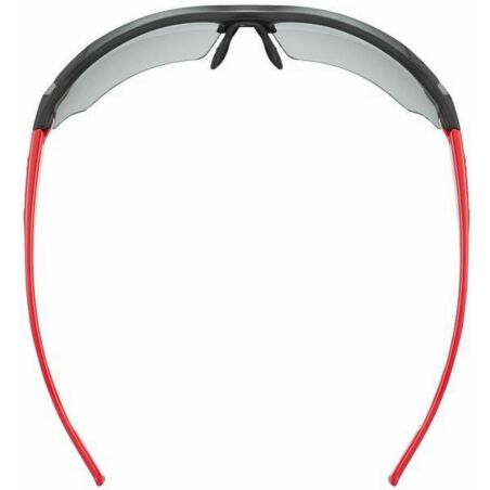 Uvex Sportstyle 802 V Sportbrille black red white/smoke