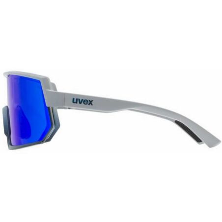 Uvex Sportstyle 235 Sportbrille rhino deep space matt/mirror blue