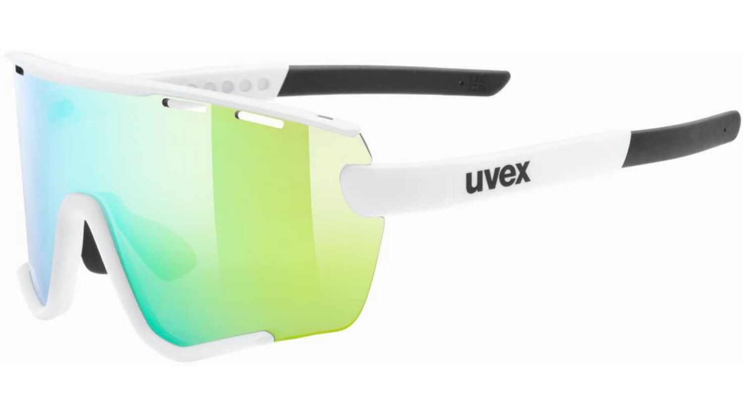 Uvex Sportstyle 236 Set Sportbrille white matt/mirror green