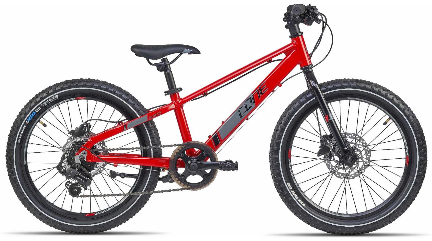 Cone R 200 K7 Disc Offroad Kinderrad 20" rot/dunkelgrau/schwarz