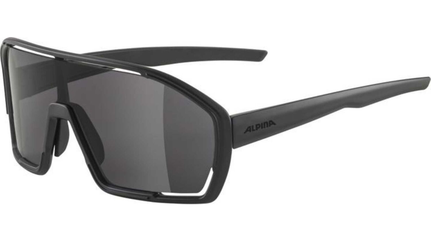 Alpina Bonfire Sportbrille all black matt/smoke