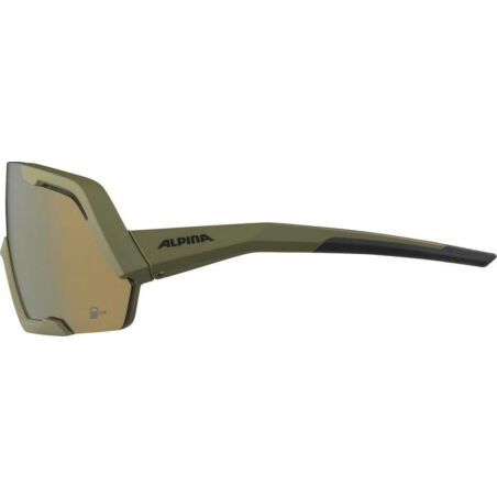 Alpina Rocket Q-Lite Sportbrille olive matt/mirror bronce