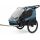 Thule Courier Fahrradanhänger inkl. Buggy-Kits bis zu zwei Kinder aegean blue