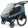 Thule Courier Fahrradanhänger inkl. Buggy-Kits bis zu zwei Kinder aegean blue