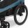 Thule Courier Fahrradanhänger inkl. Buggy-Kits bis zu zwei Kinder aegean blue