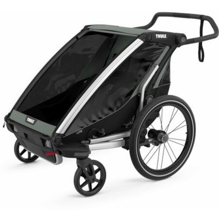 Thule Chariot Lite 2 Fahrradanh&auml;nger f&uuml;r zwei Kinder agave/black