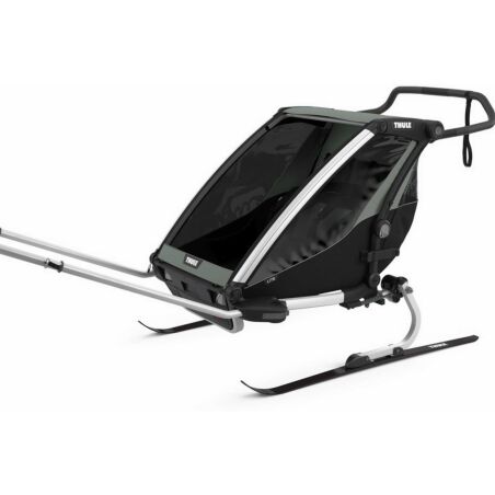 Thule Chariot Lite 2 Fahrradanh&auml;nger f&uuml;r zwei Kinder agave/black