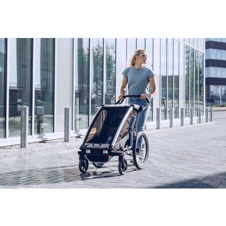 Thule Chariot Lite 2 Fahrradanh&auml;nger f&uuml;r zwei Kinder agave/black