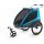 Thule Coaster XT Fahrradanhänger-Set mit Buggy-Set für zwei Kinder blue