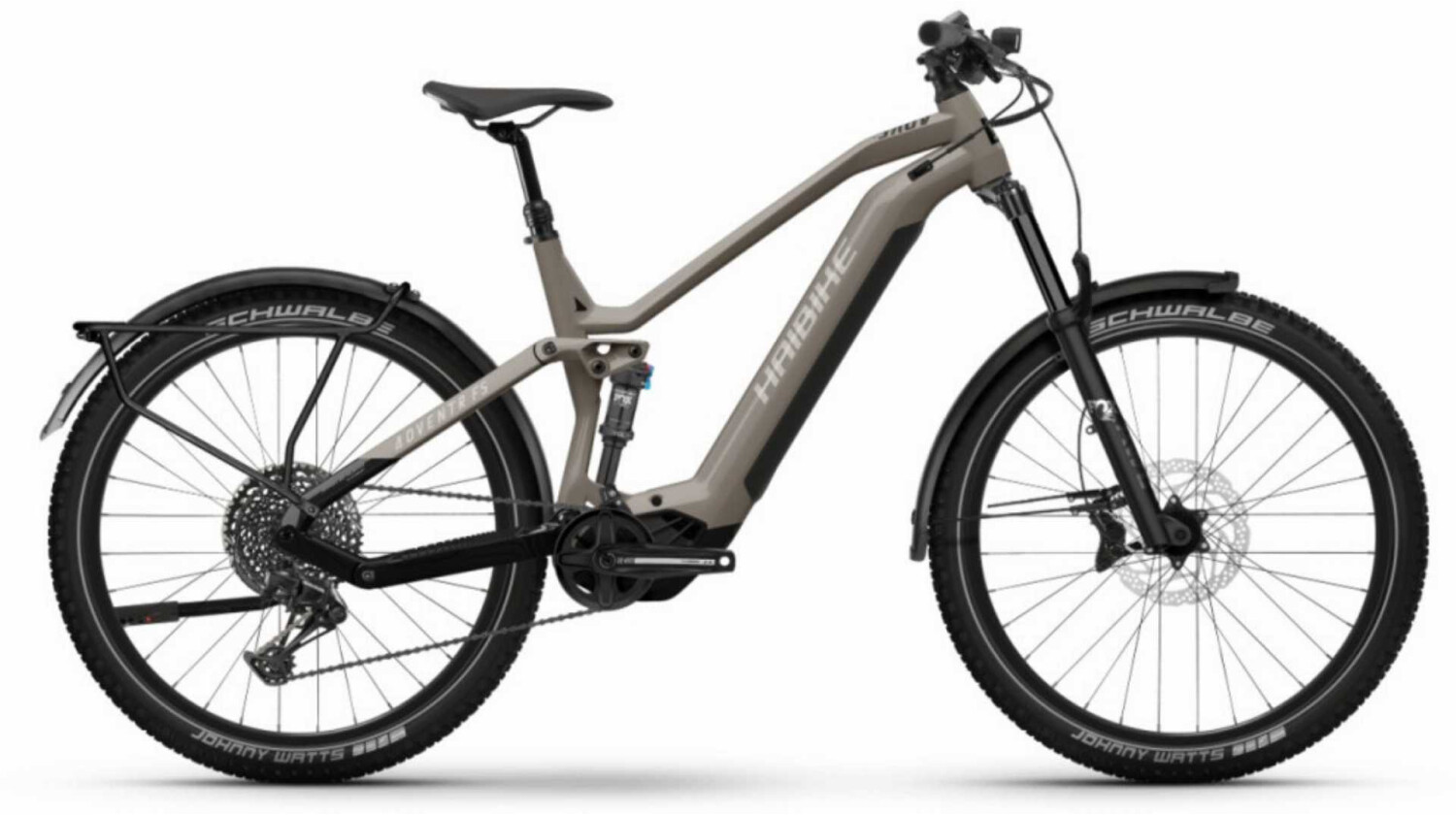 Haibike Adventr FS 10 750 Wh E-Bike 29" gloss warm grey blk