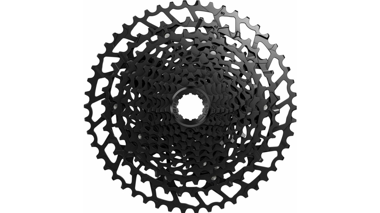 SRAM PG-1230 Kassette 12-fach 11-13-15-17-19-22-25-28-32-36-42-50 Zähne schwarz