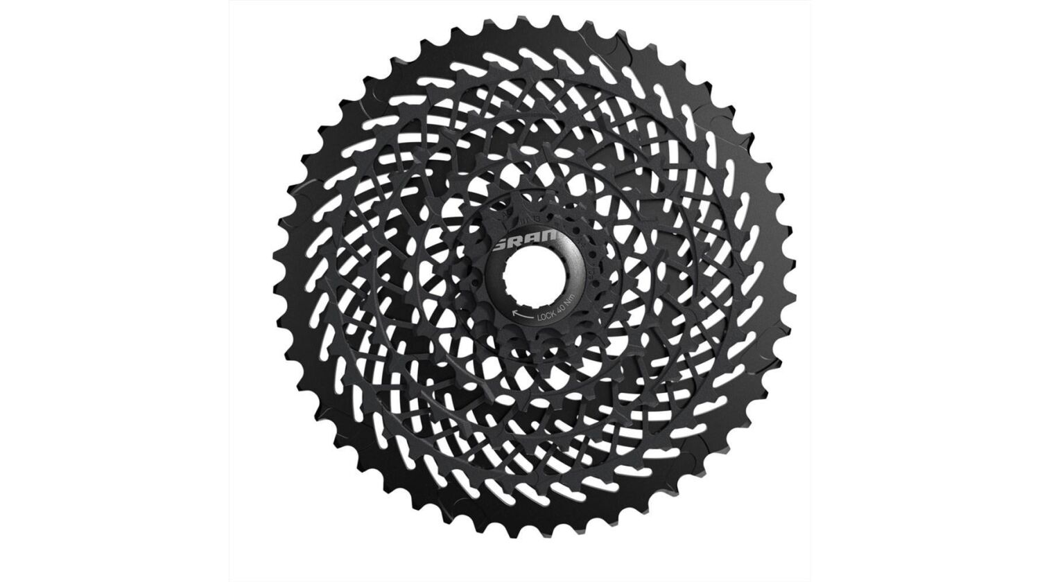 SRAM XG-899 Kassette 8-fach 11-13-15-18-24-32-40-48 Zähne schwarz