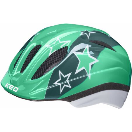 KED Meggy II Trend Kinder-Helm green stars