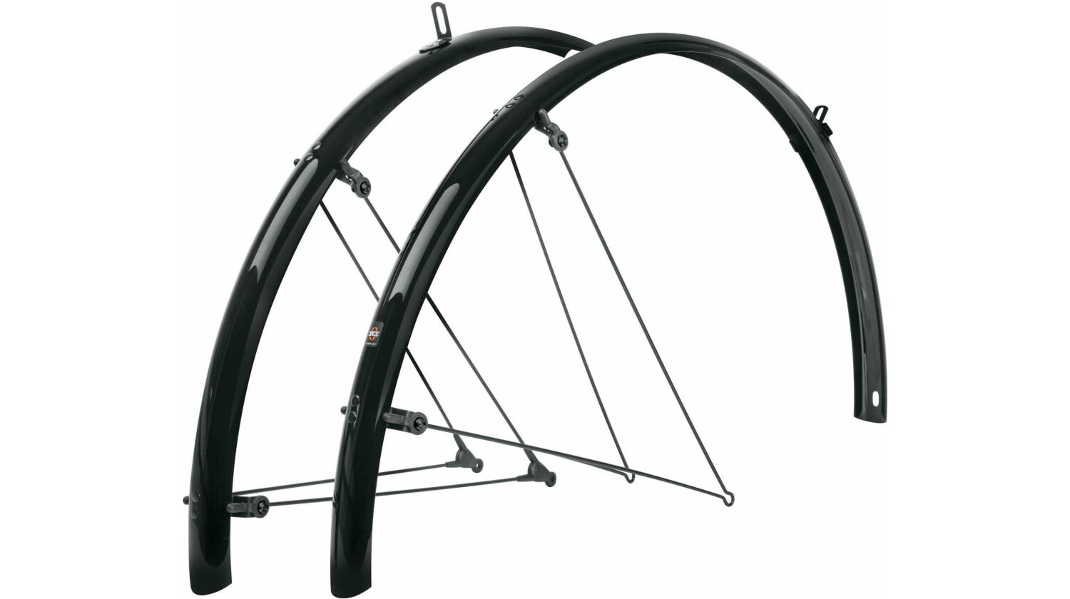 SKS Bluemels Basic Schutzblech-Set 28" schwarz-glänzend