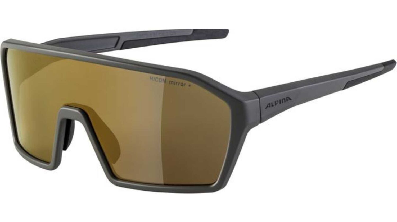 Alpina Ram Q-Lite Sportbrille coffee-grey matt/mirror gold