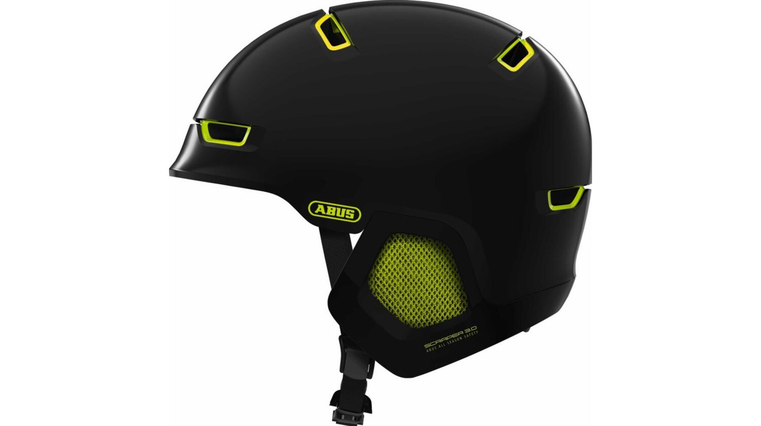 B-Ware - Abus SCRAPER 3.0 ERA Helm shiny black (Gebrauchtware)