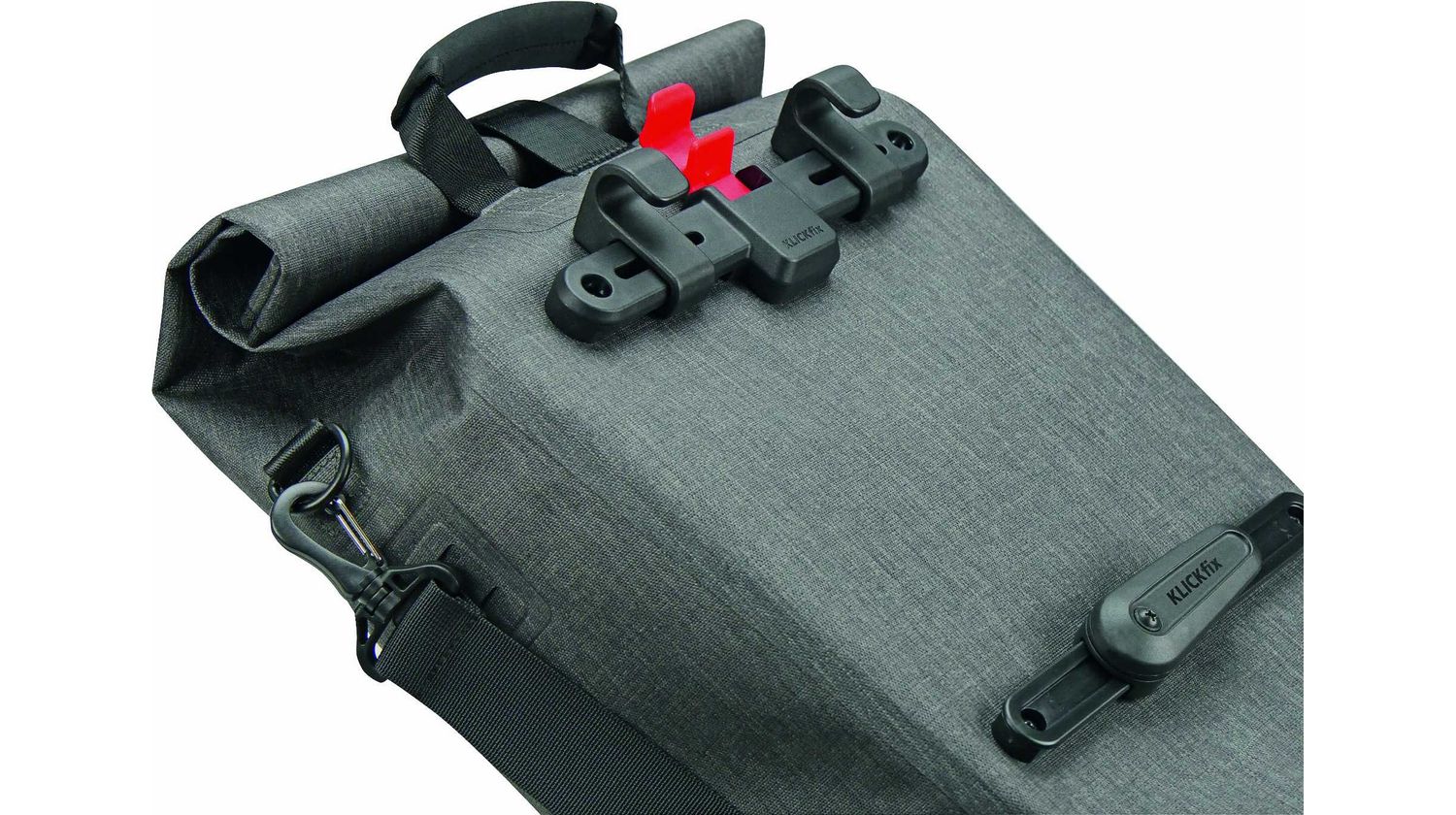 KLICKfix Lightpack GT Waterproof Gepäckträgertasche grau 16 L