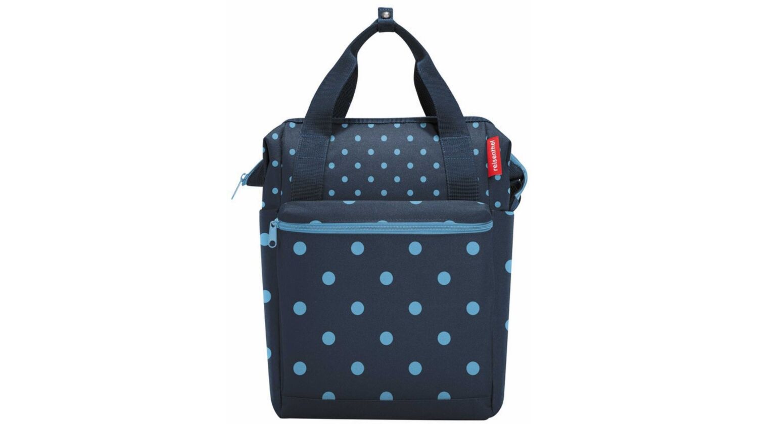 KLICKfix Roomy GT Gepäckträgertasche mixed dots blue 12 L