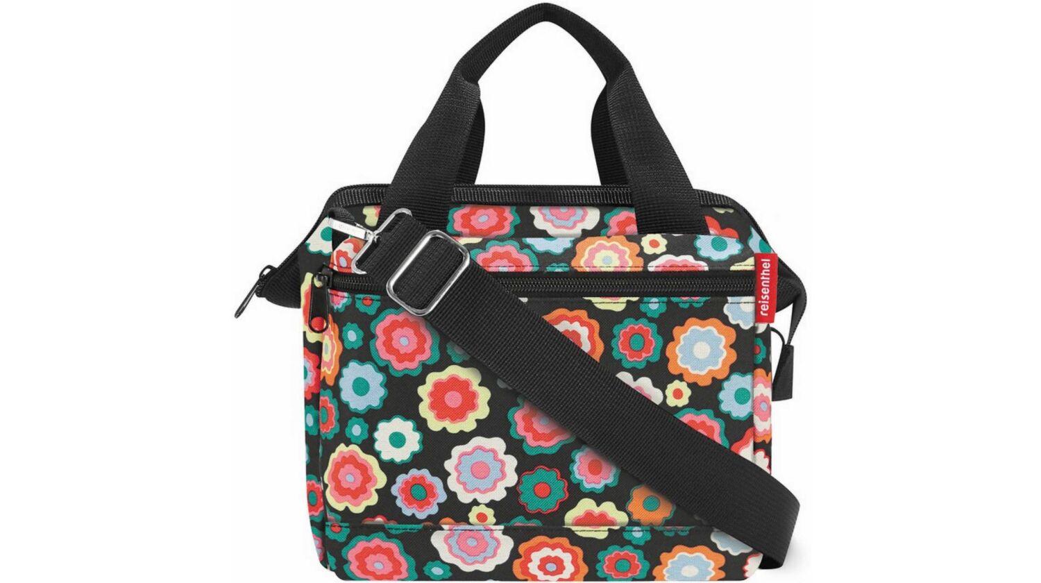 KLICKfix Roomy Lenkertasche happy flowers 4 L