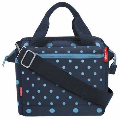 KLICKfix Roomy Lenkertasche mixed dots blue 4 L