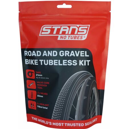 Notubes Stans Tubeless Kit Umrüstset 21 mm Road/Gravel