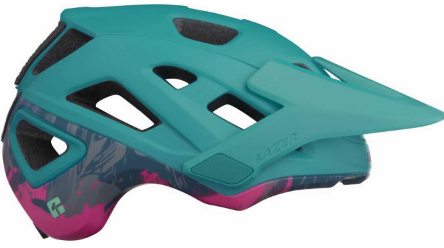 Lazer Jackal KinetiCore MTB-Helm matte turquoise